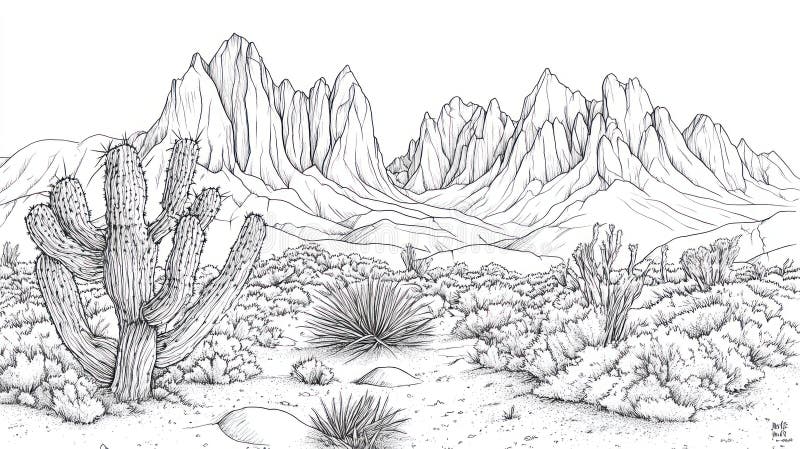 Arizona Drawing Line Stock Illustrations – 2,112 Arizona Drawing