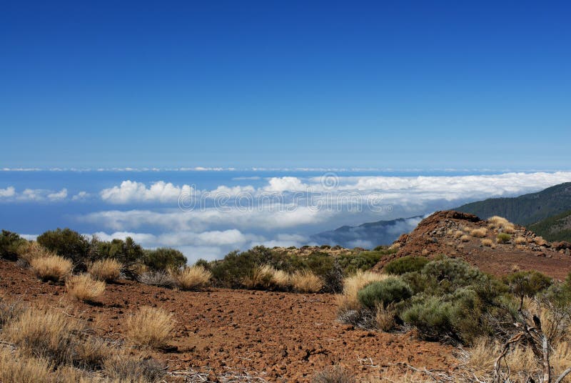 Desert over the clouds