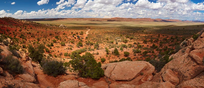 Desert panorama royalty free stock photography
