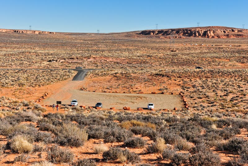 Desert parking lot stock photo. Image of rough, rural 7939590
