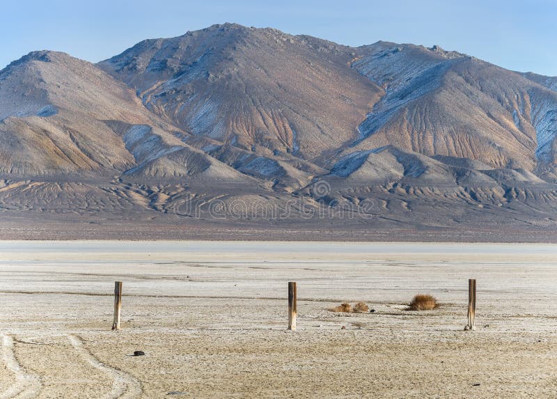 Desert Playa In Northern Nevada Stock Image Image of hill, landscape