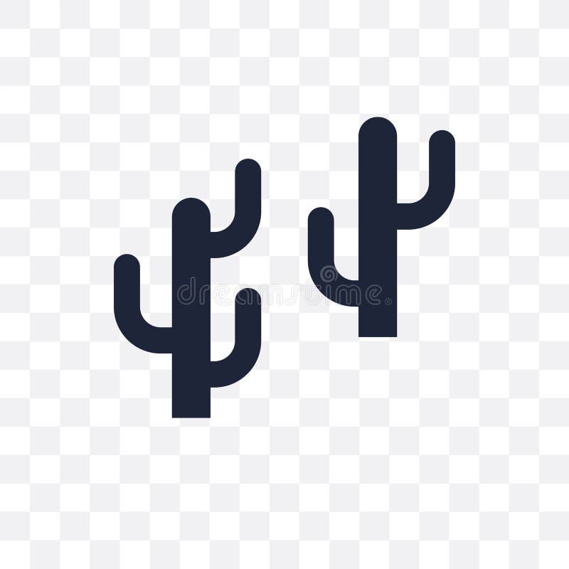 Desert Tree Transparent Icon. Desert Tree Symbol Design from Desert