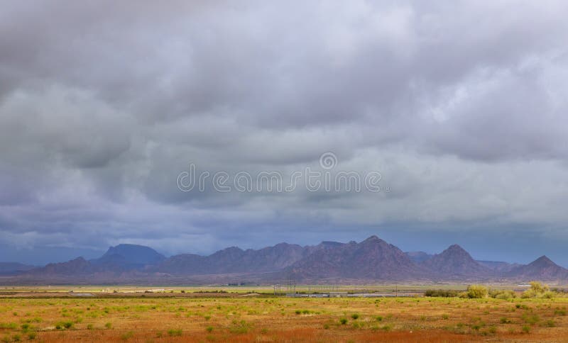 Desert west Texas scenic over the southwestern desert and mountains USA stock image Desert west Texas scenic over the southwestern desert and mountains USA stock image