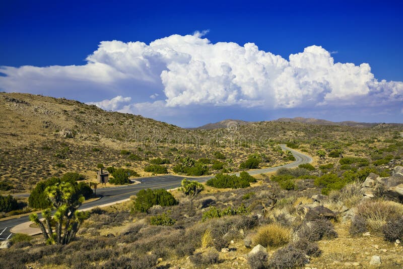Desert Highway stock image. Image of horizon, barren, interstate 2574105