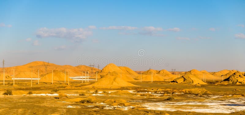 Deserto nell'Iran centrale fotografia stock Deserto nell'Iran centrale fotografia stock