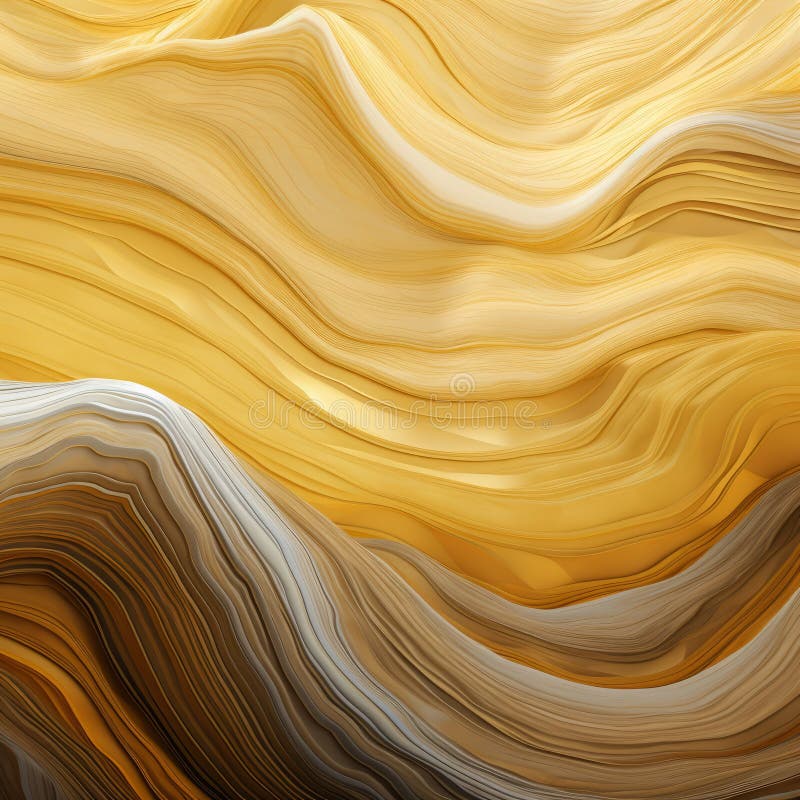 Desertwave: Abstract Background Image With Naturalistic Ocean Waves vector illustration