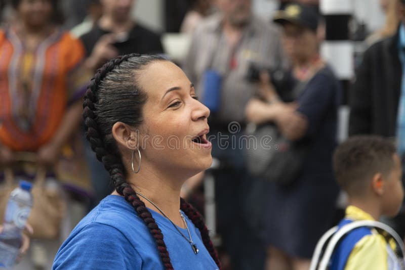Desfile carnaval 2019 del verano de Rotterdam imagenes de archivo Desfile carnaval 2019 del verano de Rotterdam imagenes de archivo