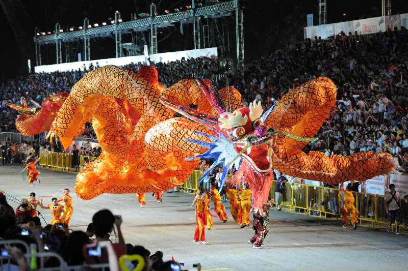 SINGAPORE - FEB 11 : chingay 2011 parade singapore, celebrates Lunar New Year at pit building Feb 11, 2011 in Singapore. SINGAPORE - FEB 11 : chingay 2011 parade singapore, celebrates Lunar New Year at pit building Feb 11, 2011 in Singapore.