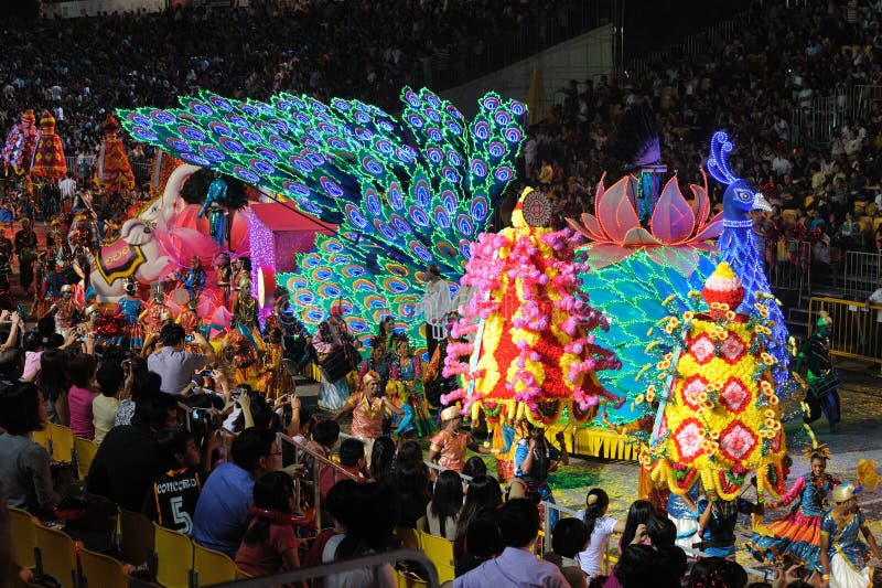 SINGAPORE - FEB 11 : chingay 2011 parade singapore, celebrates Lunar New Year at pit building Feb 11, 2011 in Singapore. SINGAPORE - FEB 11 : chingay 2011 parade singapore, celebrates Lunar New Year at pit building Feb 11, 2011 in Singapore.