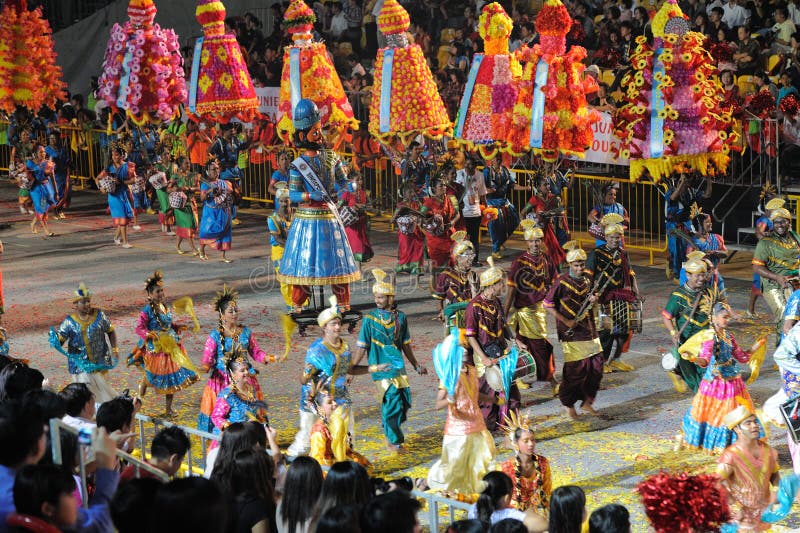 SINGAPORE - FEB 11 : chingay 2011 parade singapore, celebrates Lunar New Year at pit building Feb 11, 2011 in Singapore. SINGAPORE - FEB 11 : chingay 2011 parade singapore, celebrates Lunar New Year at pit building Feb 11, 2011 in Singapore.