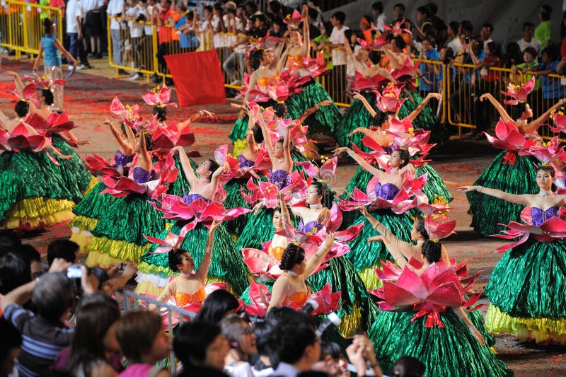 SINGAPORE - FEB 11 : chingay 2011 parade singapore, celebrates Lunar New Year at pit building Feb 11, 2011 in Singapore. SINGAPORE - FEB 11 : chingay 2011 parade singapore, celebrates Lunar New Year at pit building Feb 11, 2011 in Singapore.