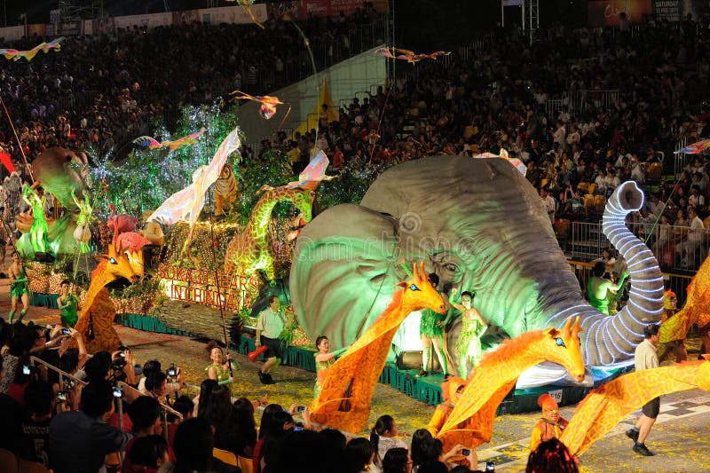 SINGAPORE - FEB 11 : chingay 2011 parade singapore, celebrates Lunar New Year at pit building Feb 11, 2011 in Singapore. SINGAPORE - FEB 11 : chingay 2011 parade singapore, celebrates Lunar New Year at pit building Feb 11, 2011 in Singapore.