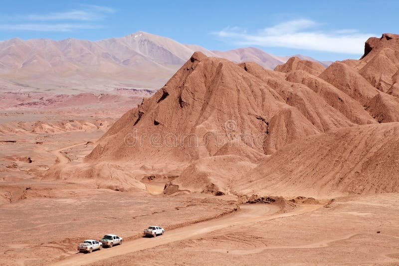 Desierto Del Diablo Devil Desert In Puna De Atacama Argentina Stock