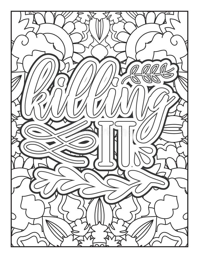 Inspirational Quotes Coloring Pages 50 Depression, Anxiety, Motivational  Quotes Coloring Pages for Adults Digital Download Printable 