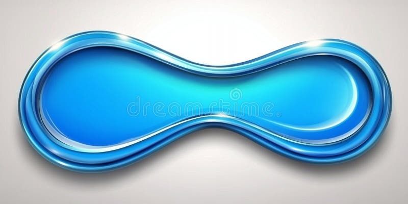 Design abstract albastru strălucitor al undelor de fundal Formă fluidă a curbei apoase moderne cu curbă strălucitoare royalty free illustration