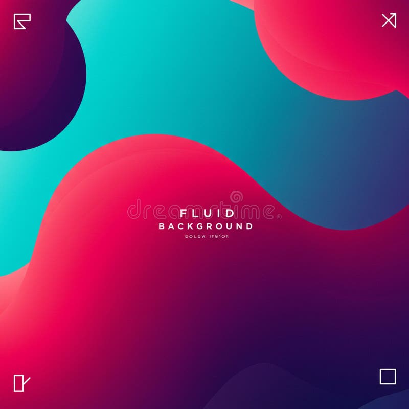 Design abstract cu forme netede de curgere, cu un amestec gradient de roșu aprins royalty free illustration