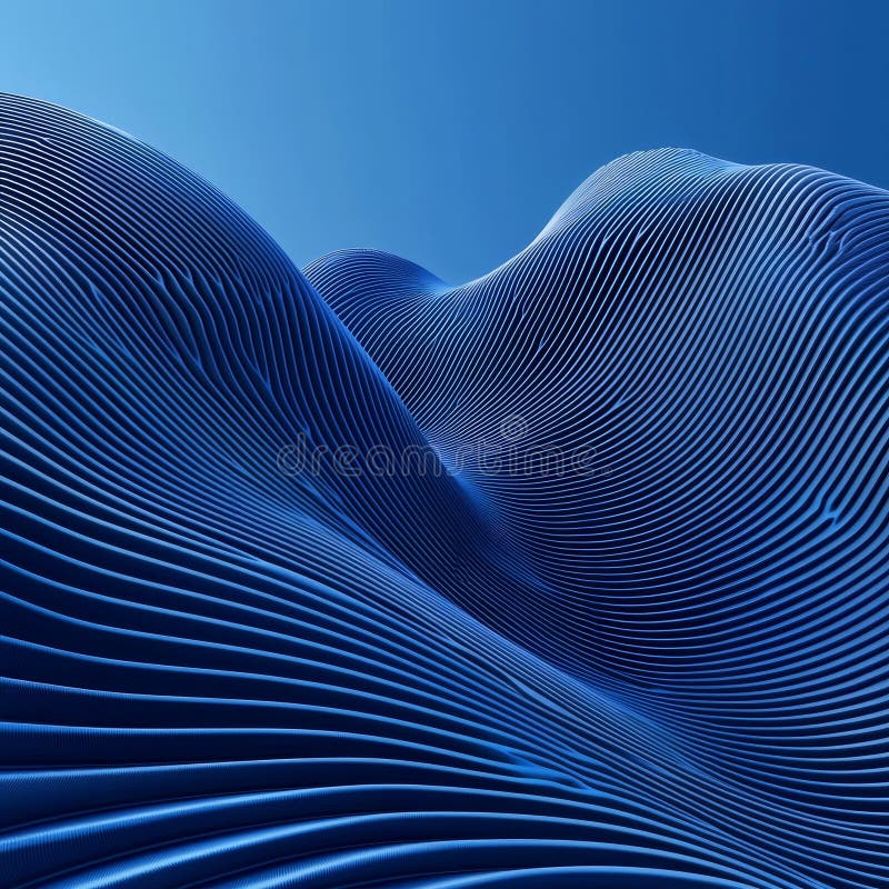 Design abstract fluent, cu nuanțe diferite de nuanțe albastre. stock photos