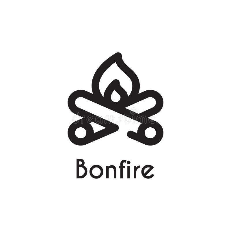 Design av en enkel svart konturstil för bond-kontur royaltyfri illustrationer