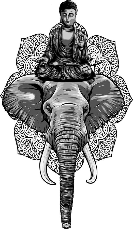 Buddhist Elephant Tattoos