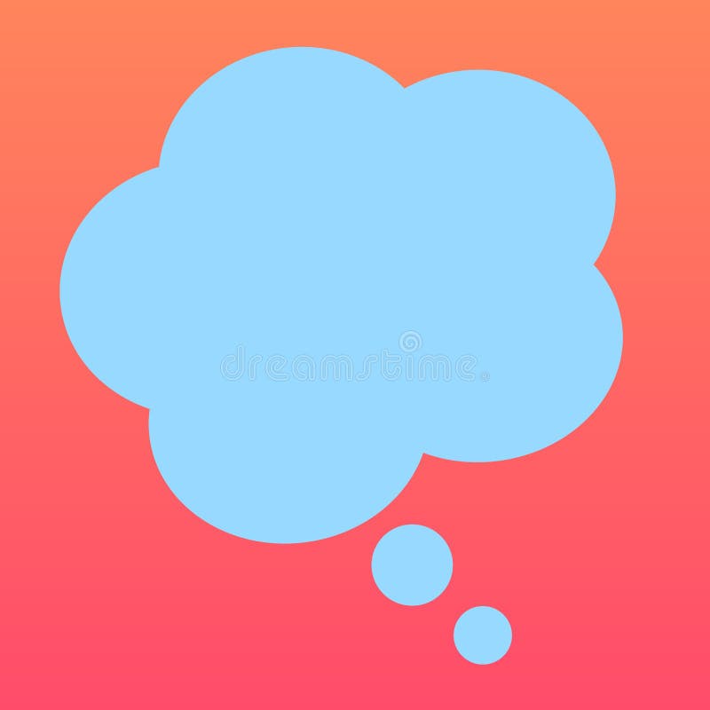 Design business concept Empty copy space modern abstract background Blank Color Floral Shape Thought Speech Bubble stock illustration Design business concept Empty copy space modern abstract background Blank Color Floral Shape Thought Speech Bubble stock illustration
