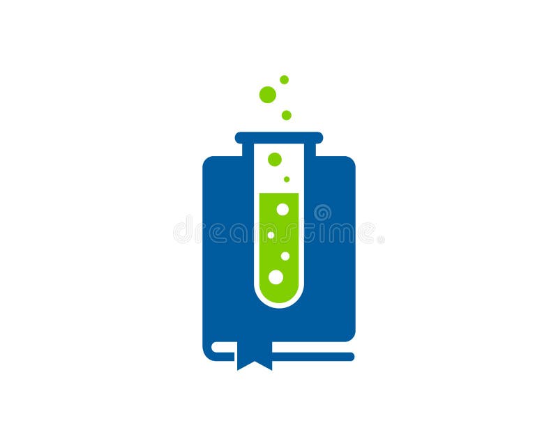 Laboratory Book Logo Design Template Stock Vector Illustration of