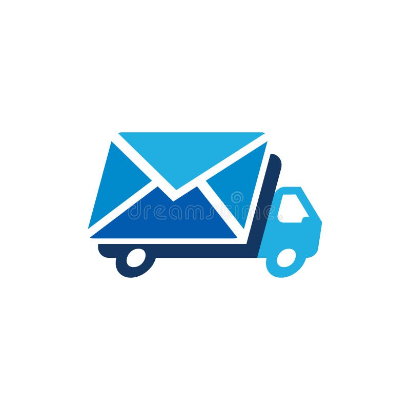 Mail Delivery Logo Icon Design Stock Vector Illustration of express