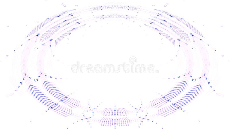 Design circular abstract cu nuanțe violet și albastru vector illustration
