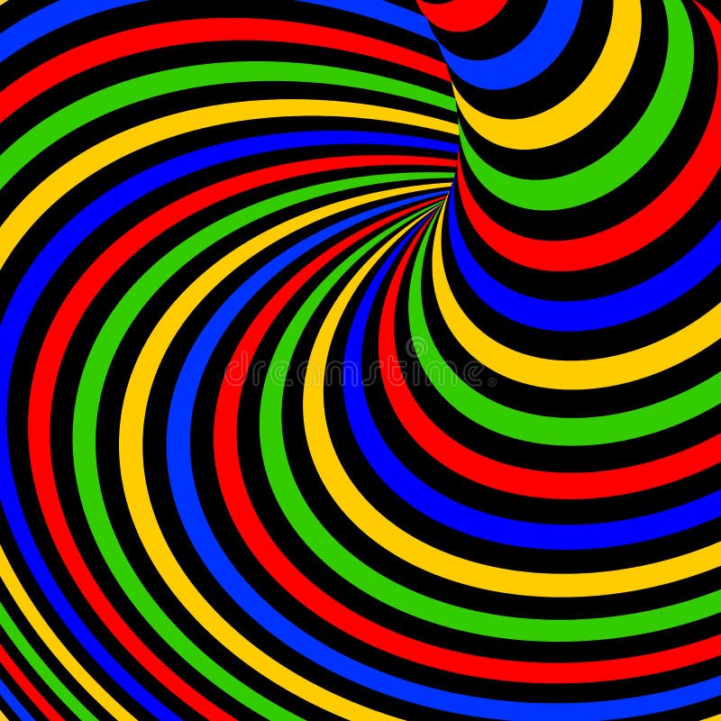 Design colorful vortex illusion background royalty free illustration
