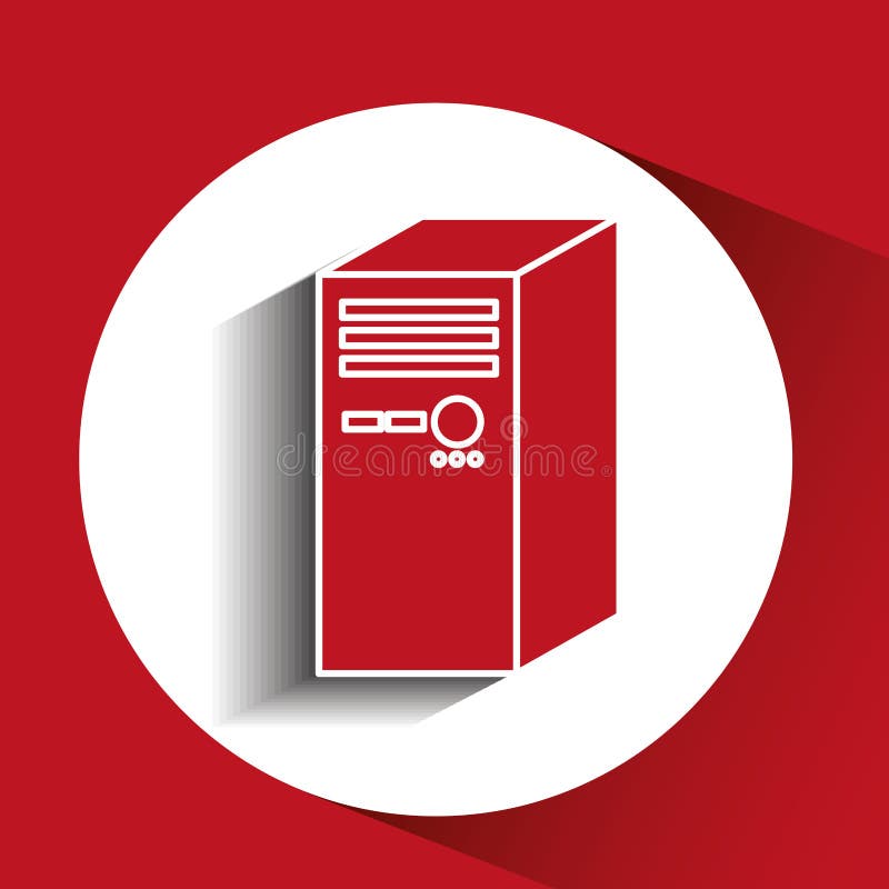 Ilustrare design computer desktop, ilustrare grafică eps10