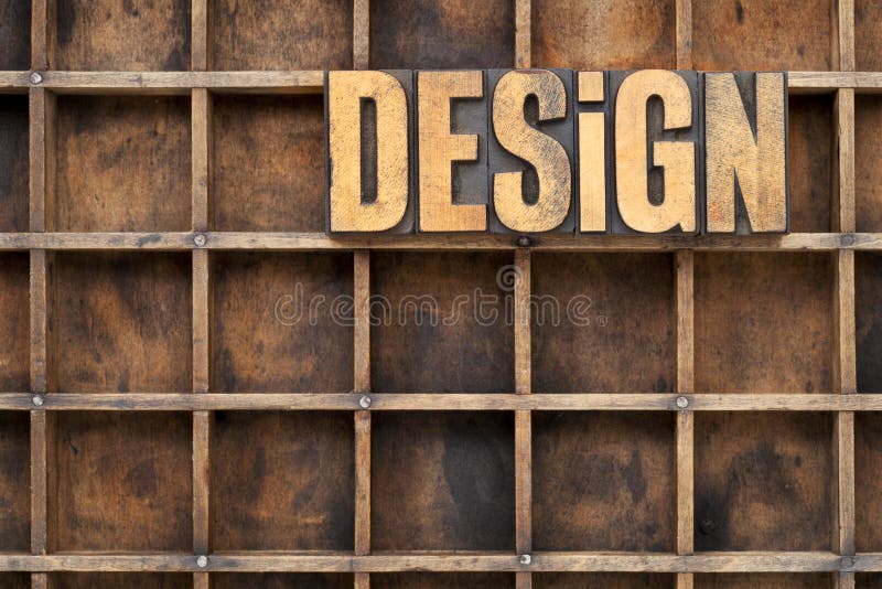 Design concept in wood type