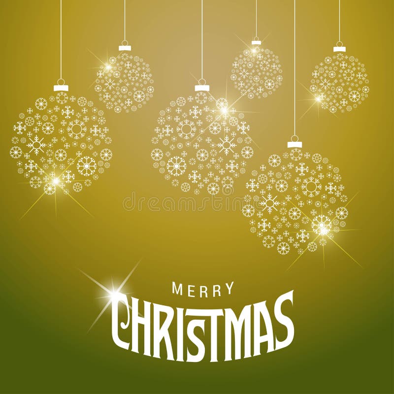 Design creativ de Crăciun fericit cu vectorul de fundal verde vector illustration
