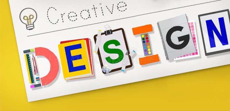 Design Creative Ideas Planning Creativity Concept stock image