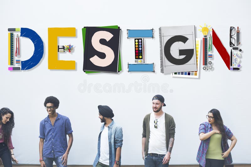 Design Creative Inspiration Art Style Concept stock photography