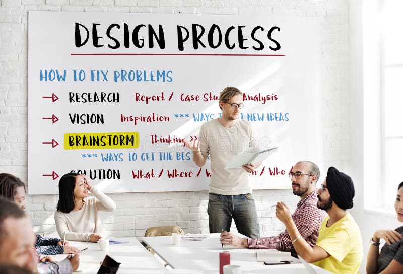 Design Creative Process Solution Concept royalty free stock images