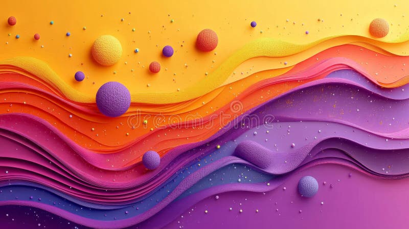 Design 3D geometrico quadricromia astratto illustrazione vettoriale