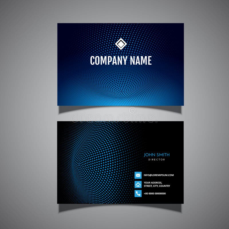 Design de carte moderne d'affaires illustration stock Design de carte moderne d'affaires illustration stock