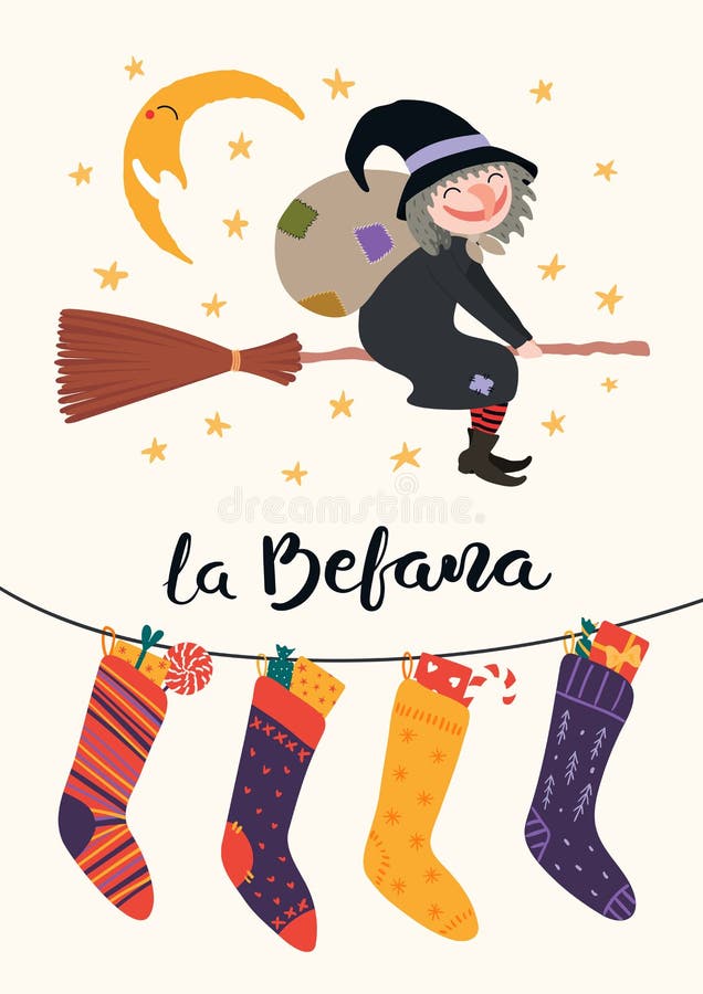 Arriva la befana tradução em italiano befana chega bruxa befana