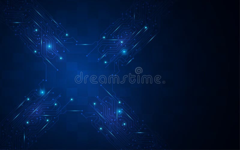Design de fundal al șablonului tehnic de tip abstract vector illustration