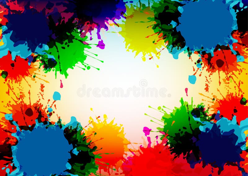 Design de fundal colorat cu împrăștiere vectorială abstractă. design vectorial ilustrație vector illustration
