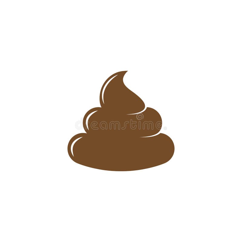 Design de ilustração de vetor de fezes ilustração royalty free