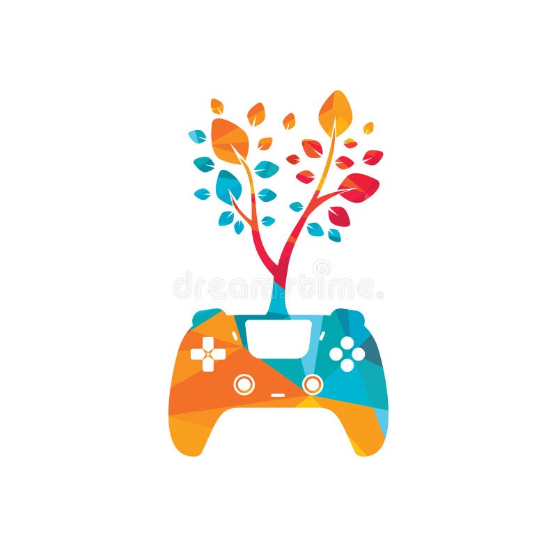 jogos fogo nuvem forma conceito logotipo ícone projeta vetor. game pad com  fogo para logotipo de jogos 13216324 Vetor no Vecteezy