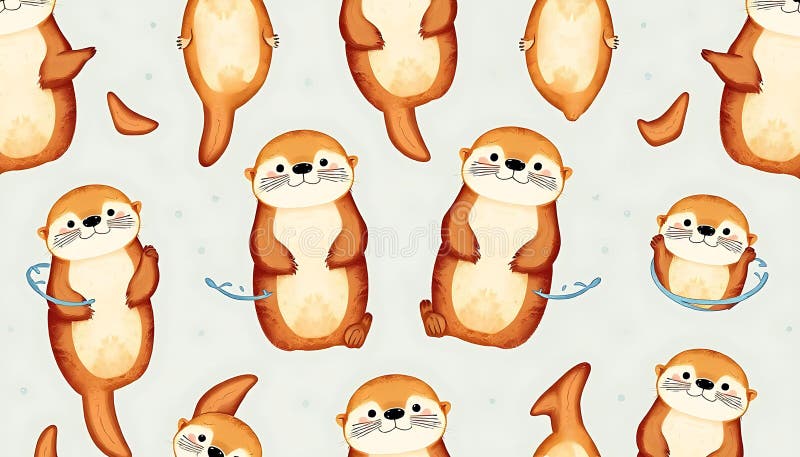 Design de model pentru animale drăguțe și jucăușe Stock Photo Generative AI stock illustration