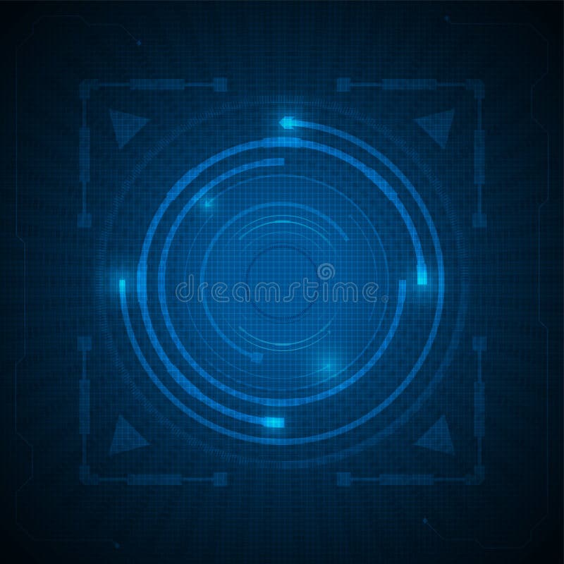 Design de model tehnic abstract, concept inovativ de fundal albastru vector illustration