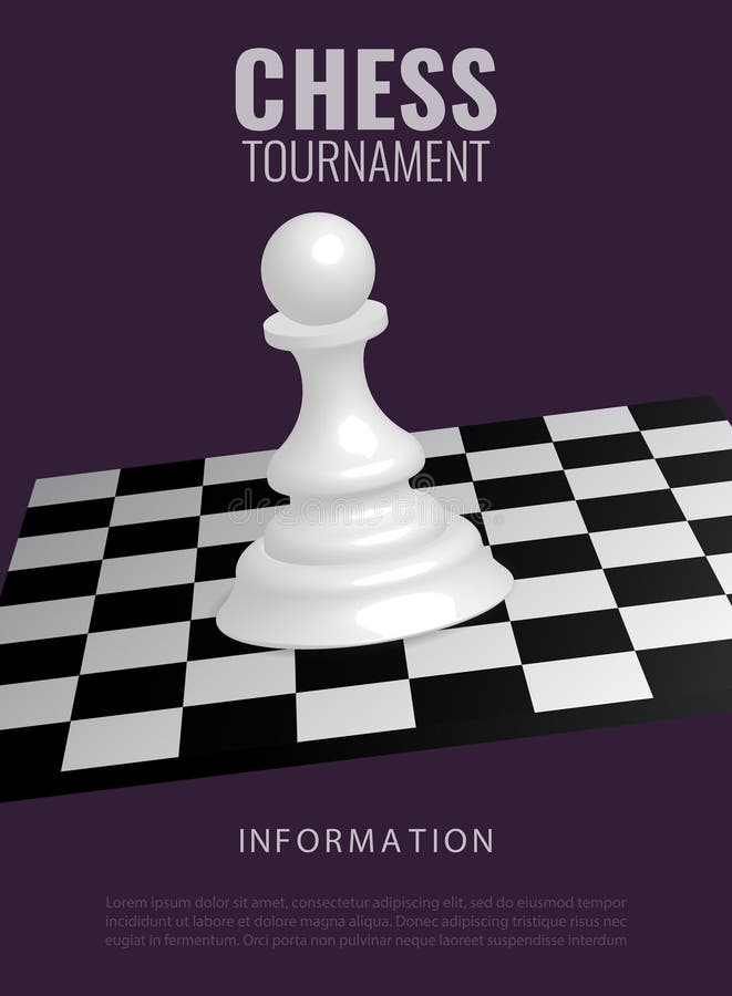 Cartaz do torneio de xadrez imagem vetorial de herminutomo© 114527420