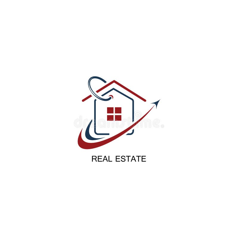 Design del logo immobiliare Edificio di vendita Design elegante e moderno Modello struttura logo aziendale Vettore di icone di ve illustrazione di stock Design del logo immobiliare Edificio di vendita Design elegante e moderno Modello struttura logo aziendale Vettore di icone di ve illustrazione di stock