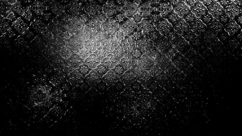 Design detail of stained glass window. Use as a background. Black and white vector illustration Design detail of stained glass window. Use as a background. Black and white vector illustration