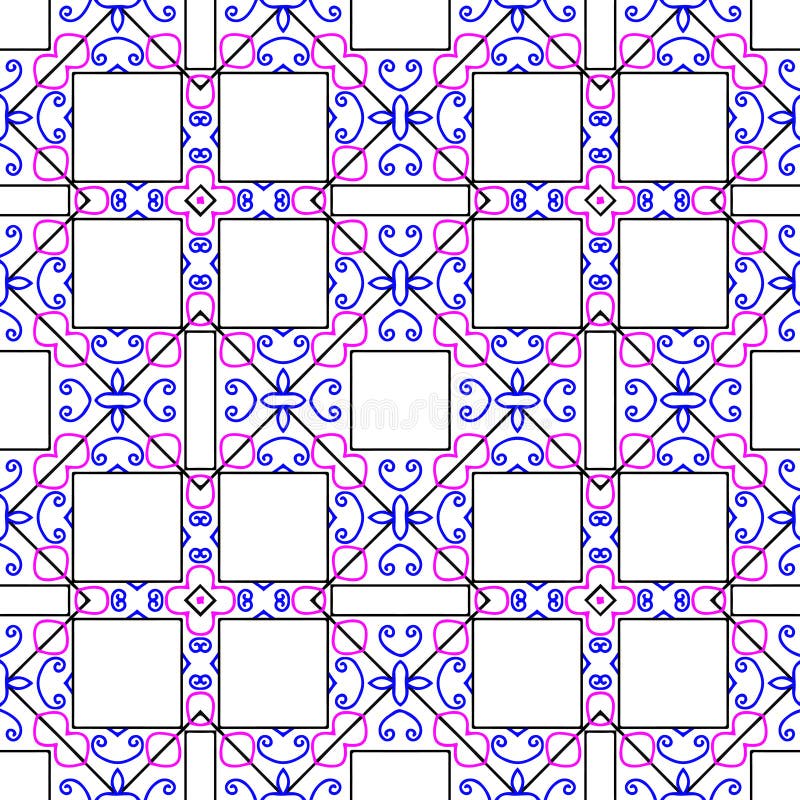 Design digital cu model atractiv și minunat, art. 9 stock illustration