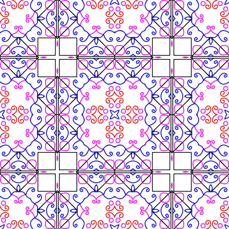Design digital cu model atractiv și minunat, art. 12 royalty free illustration