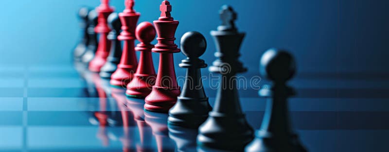 Design do conceito de xadrez fotografia de stock