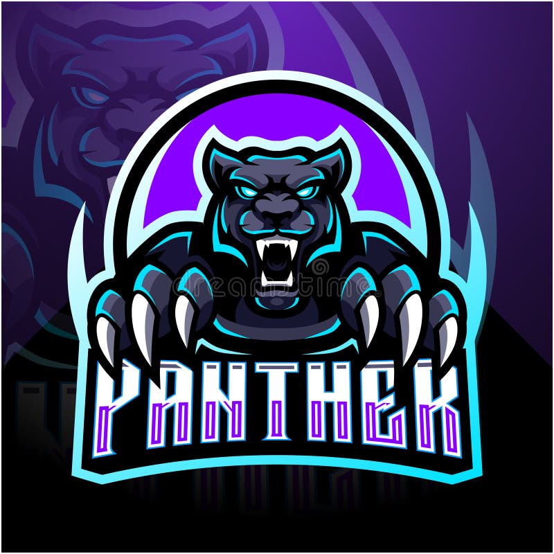 Logotipo Da Pantera Símbolo Do Emblema Da Mascote Ou Da Equipe Wildcat